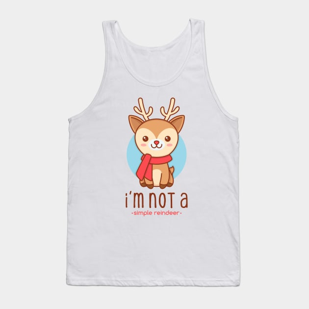 I'm not a simple reindeer Tank Top by Alundrart